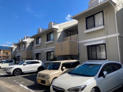 京都市西京区にて集合住宅の外部改修塗装工事